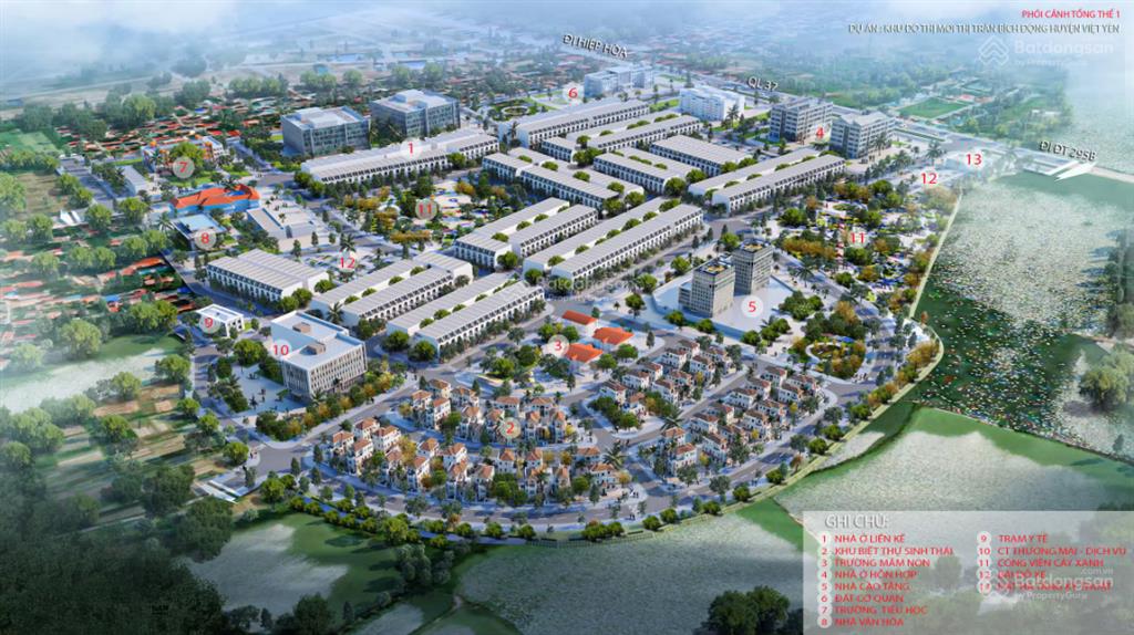 Suất ngoại giao lô liền kề hướng đn đường 12m dt 95m việt yên riverside giá 31 triệu/m2 (giá thật)