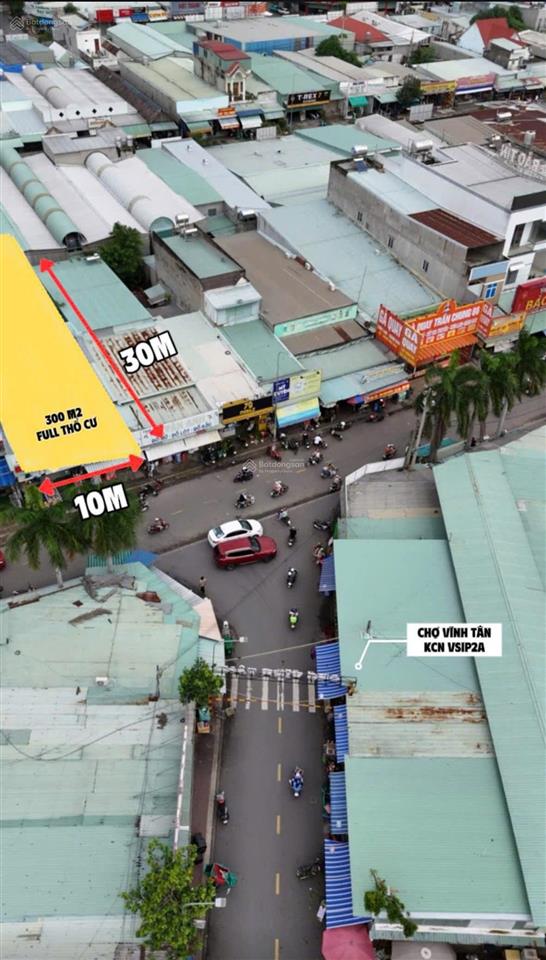 Bán nhà 1 trệt 2 lầu đối diện chợ vĩnh tân 300m2 full thổ cư pháp lý chuẩn, giá 15 tỷ