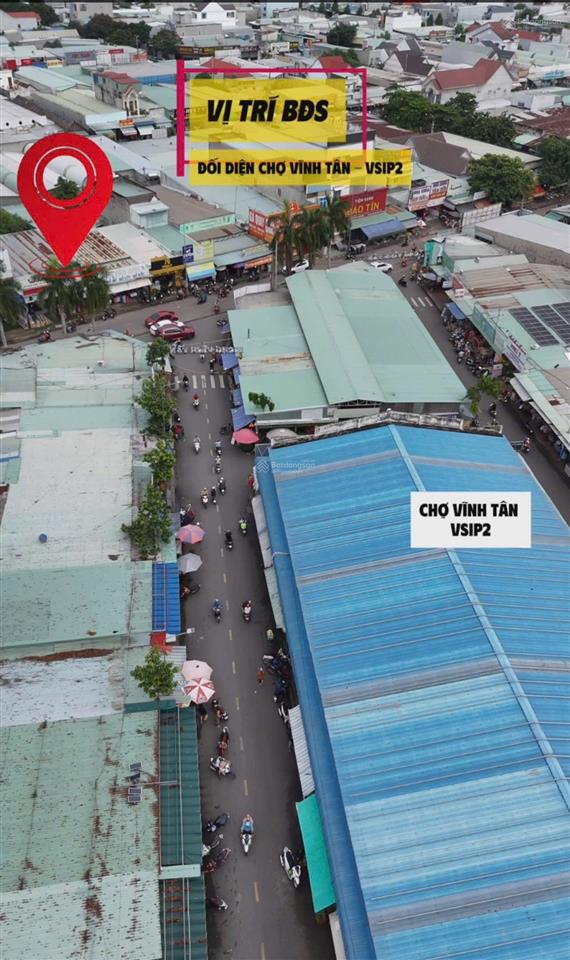 Bán nhà 1 trệt 2 lầu đối diện chợ vĩnh tân 300m2 full thổ cư pháp lý chuẩn, giá 15 tỷ
