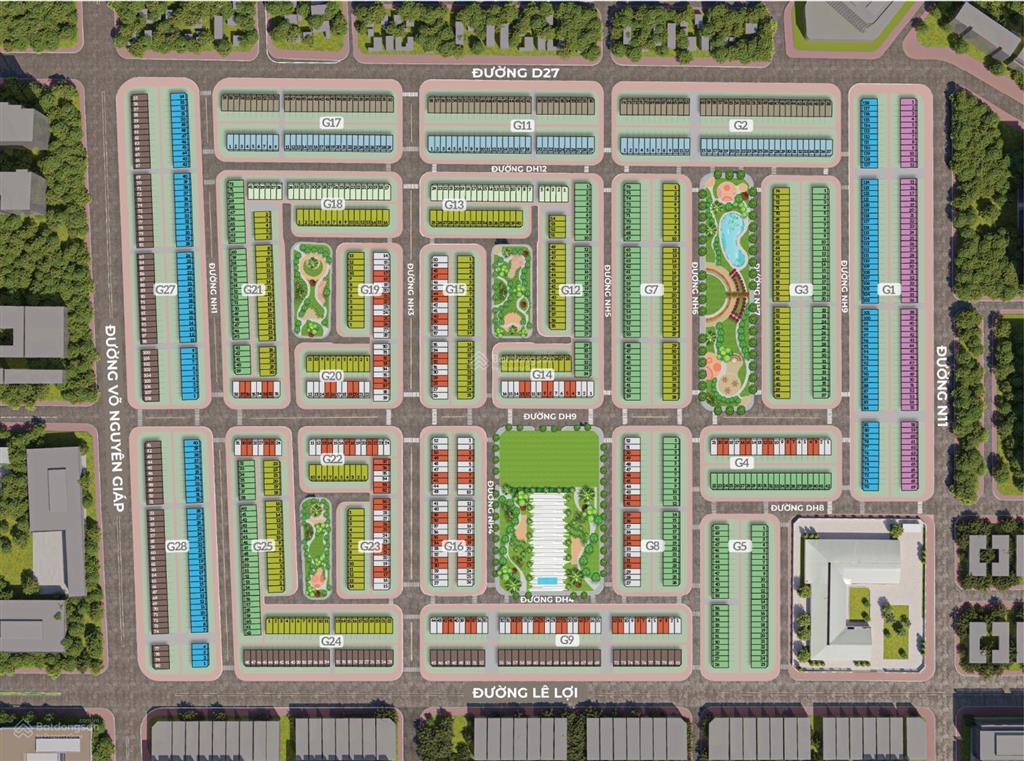 Bán lock đẹp dự án green city đường võ nguyên giáp 150m2 giá 7,8 tỷ (cọc trực tiếp cđt)