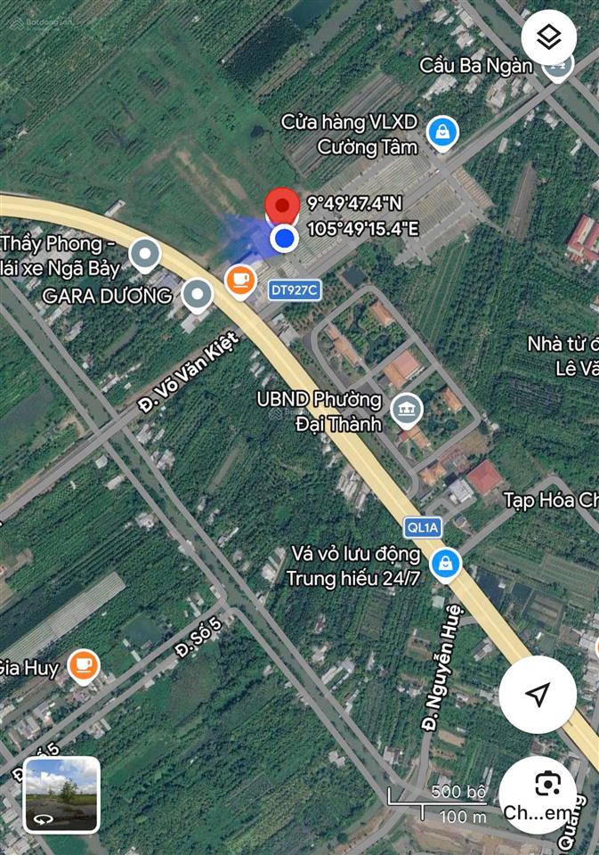 Đất nền kdc đại thành tp ngã bảy, vị trí đắc địa bậc nhất khu vực