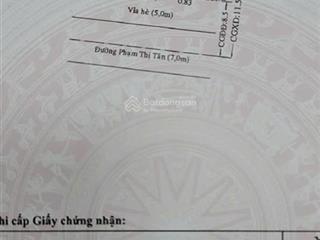 Bán đất tại phạm thị tân, 3,85 tỷ, 90,4m2, giá ưu đãi đẹp, nhiều tiện ích