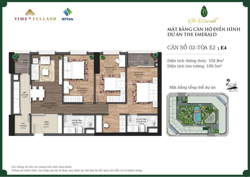 Em huê căn giá tốt tại the emerald tháng 8, giá chỉ từ 6.2 tỷ  2pn 8.4 tỷ  3pn 13.5 tỷ  4pn.