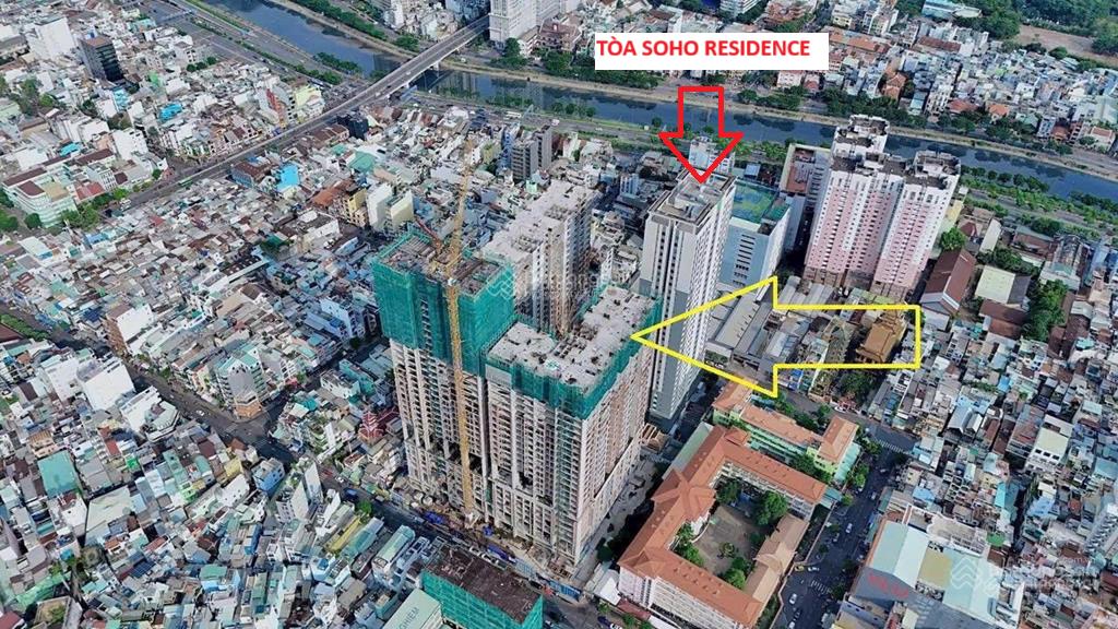 Bán căn hộ 2pn, 2wc giá siêu hời 7,8 tỷ tại soho residence, 62,2m2, cô giang, q1, hcm