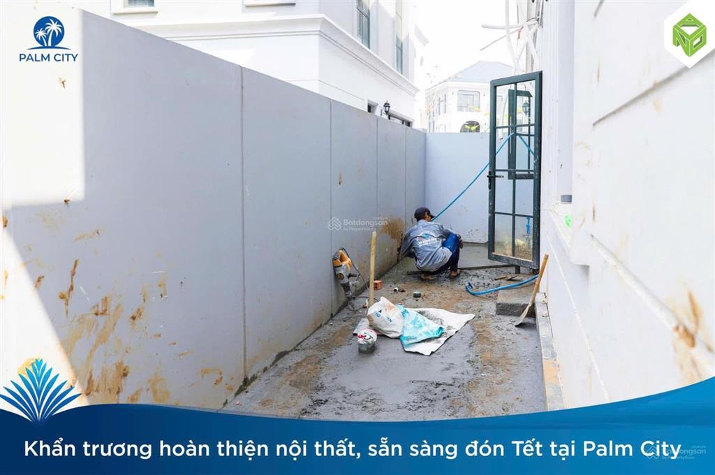Chỉ 80 triệu/m2 đất tặng nhà, nhà phố palm city ngay nút giao cao tốc  vđ3  sổ hồng giá chỉ 10 tỷ
