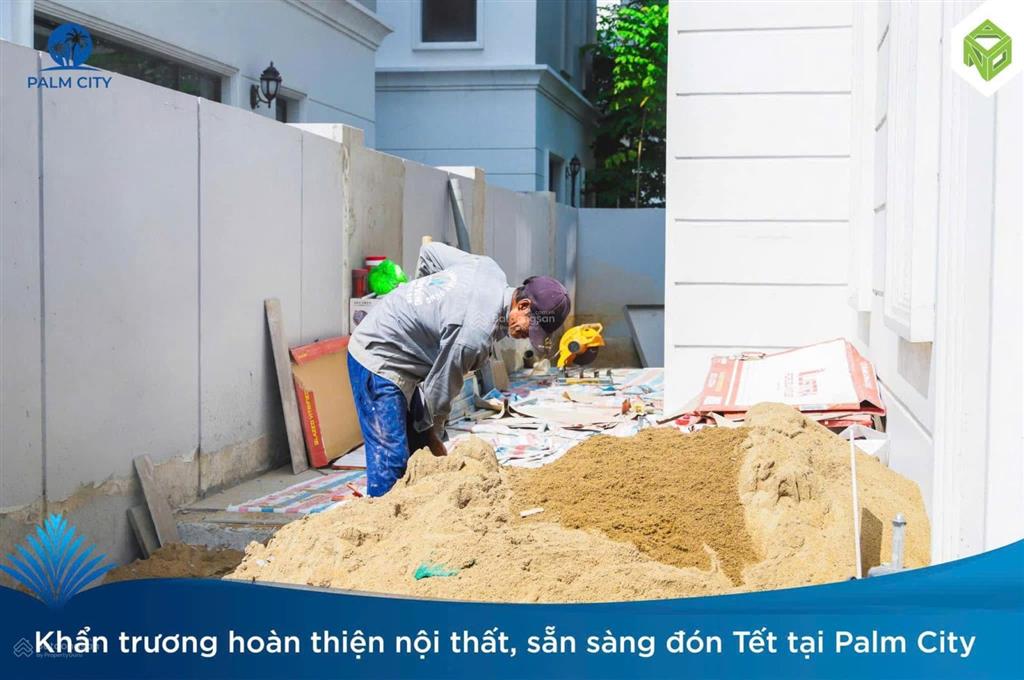 Chỉ 80 triệu/m2 đất tặng nhà, nhà phố palm city ngay nút giao cao tốc  vđ3  sổ hồng giá chỉ 10 tỷ