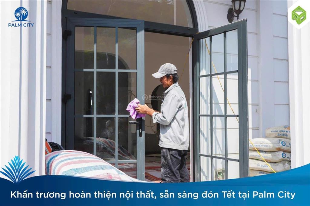 Chỉ 80 triệu/m2 đất tặng nhà, nhà phố palm city ngay nút giao cao tốc  vđ3  sổ hồng giá chỉ 10 tỷ