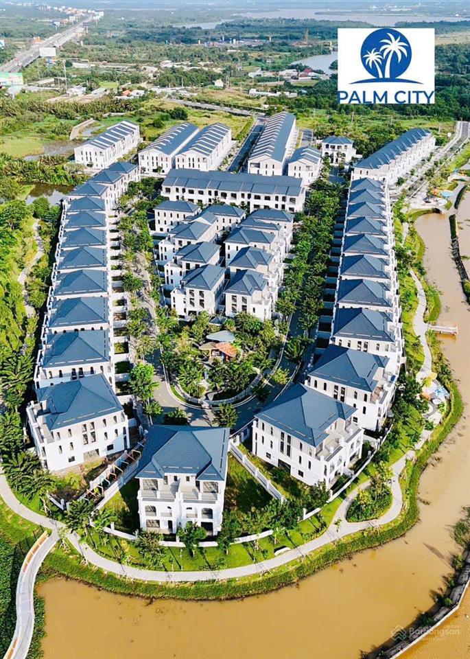 Chỉ 80 triệu/m2 đất tặng nhà, nhà phố palm city ngay nút giao cao tốc  vđ3  sổ hồng giá chỉ 10 tỷ