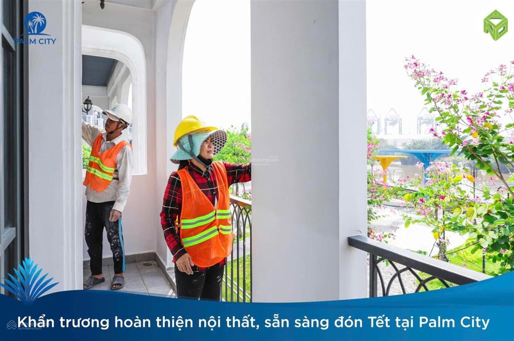 Chỉ 80 triệu/m2 đất tặng nhà, nhà phố palm city ngay nút giao cao tốc  vđ3  sổ hồng giá chỉ 10 tỷ