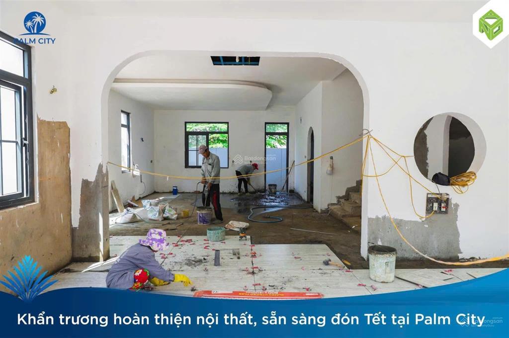 Chỉ 80 triệu/m2 đất tặng nhà, nhà phố palm city ngay nút giao cao tốc  vđ3  sổ hồng giá chỉ 10 tỷ
