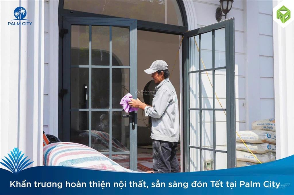 Chỉ 80triệu/m2 đất tặng nhà, nhà phố palm city ngay nút giao cao tốc  vđ3 sổ hồng thanh toán 10tỷ