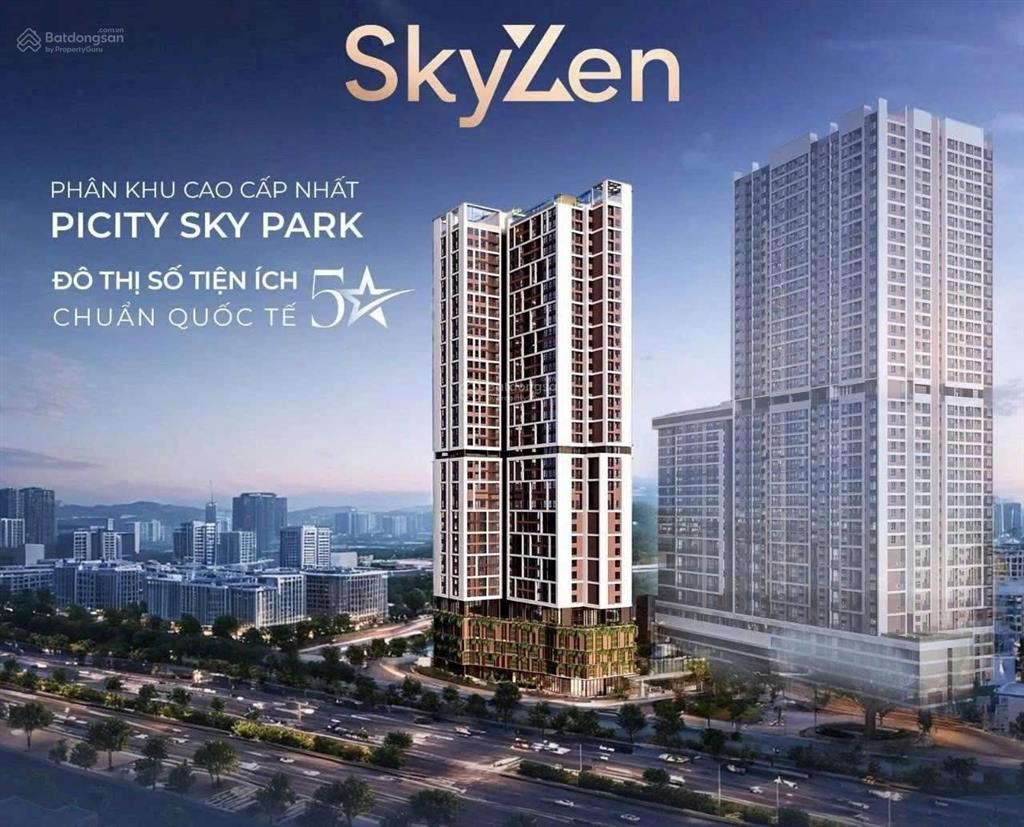 Bán căn hộ studio picity skyzen dt 36m2 giá tốt 2,150 tỷ miễn lãi 24 tháng