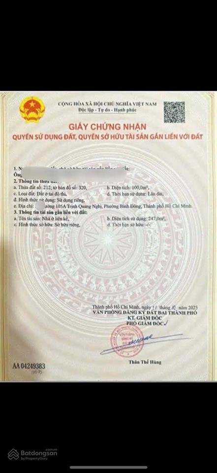 Nhà 5m*20m, mt đường 10m, view công viên, shr, hoàn công, 1 trệt 3 lầu, st giá 7,9 tỷ. 0901 440 ***
