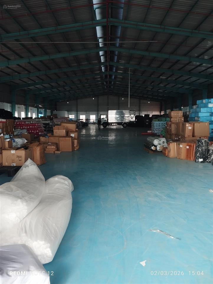 Cho thuê xưởng 2600m2. pccc tự động. giá thuê 230 triệu/tháng