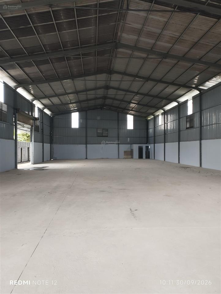 Cho thuê kho 800m2. thuận an. giá 35tr/tháng