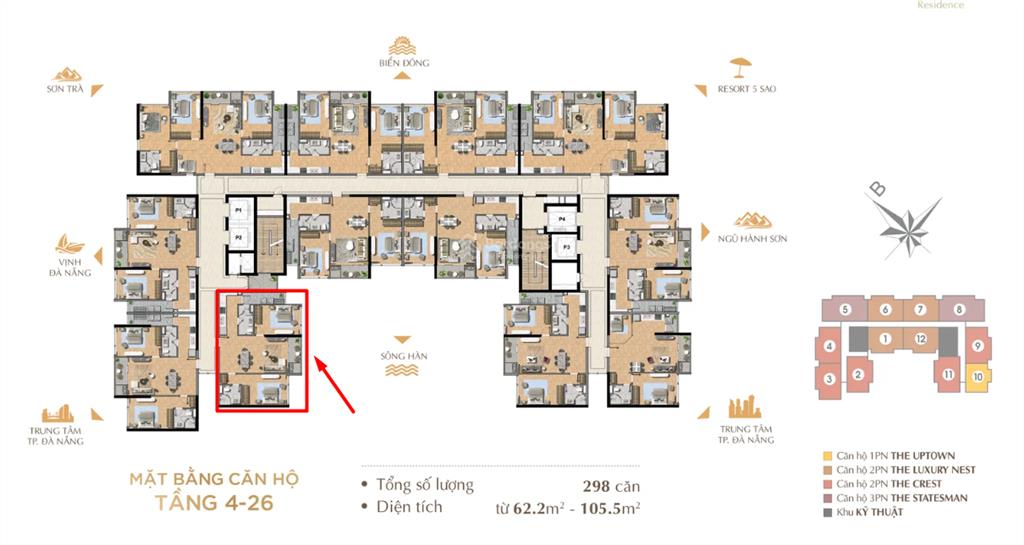 Chính chủ cần bán căn hộ trục 02 full nội thất 5*  khu phố tây an thượng