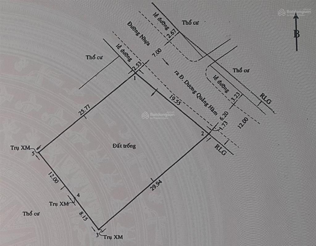 Bán lô đất đẹp 20x29m2 mt đường 12m có vỉa hè full thổ cư, không ồn máy bay, dương quảng hàm p6 gv