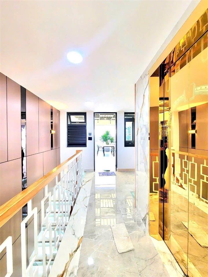 Bán nhà mới full nội thất thang máy đường 6m thông 4x23m 4tầng 6pn 8wc lê đức thọ p16 gò vấp