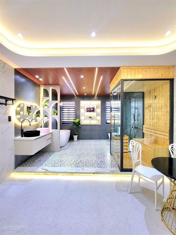 Bán nhà mới full nội thất thang máy đường 6m thông 4x23m 4tầng 6pn 8wc lê đức thọ p16 gò vấp