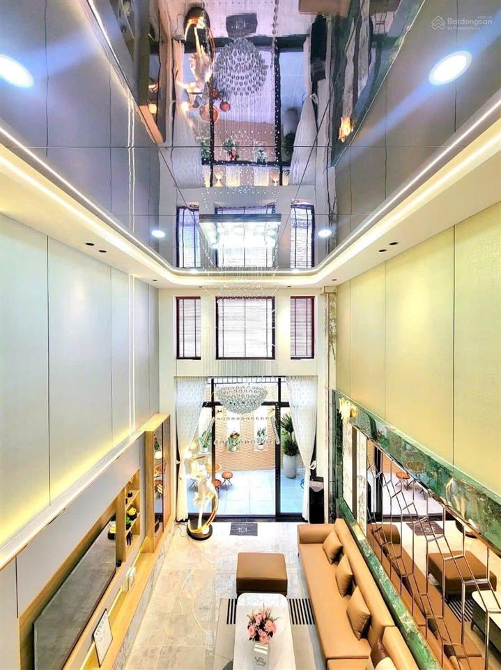 Bán nhà mới full nội thất thang máy đường 6m thông 4x23m 4tầng 6pn 8wc lê đức thọ p16 gò vấp