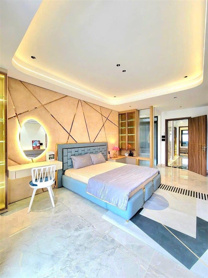 Bán nhà mới full nội thất thang máy đường 6m thông 4x23m 4tầng 6pn 8wc lê đức thọ p16 gò vấp