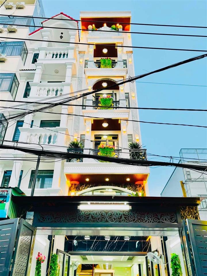 Bán nhà hxh 5 tầng có thang máy 450kg full nội thất 4x20m phan huy ích p12 gò vấp