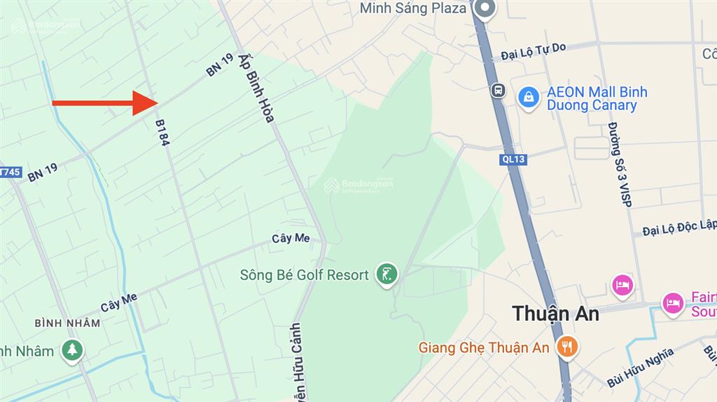 Bán đất có kho xưởng gần aeon bình dương, sân golf bình dương, lái thiêu