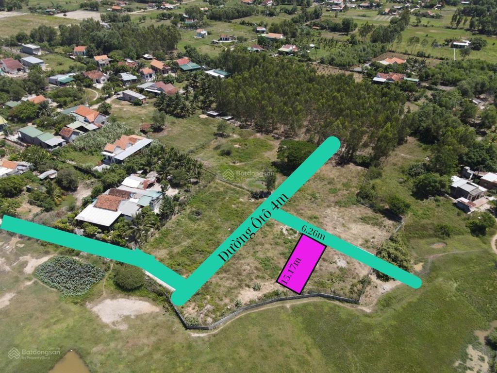 Bán đất ninh hòa 95m² full thổ cư, ngang 6,26m, giá chỉ 450 triệu