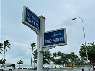 Đất 2 mặt tiền đường 7,5m cách bãi tắm chỉ 150m,giá cực tốt nhỉnh 80tr/m, tách được 2lô