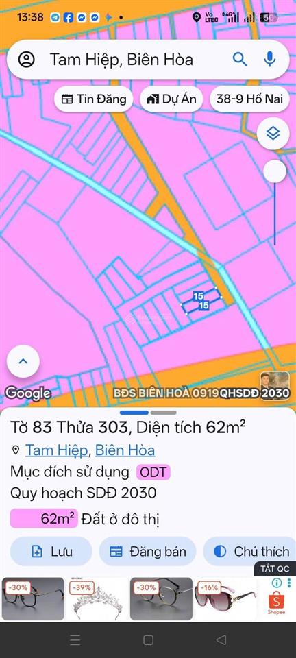 Bán nhà thổ cư giá rẻ đối diện chợ tân phong, trung tâm tp. biên hòa, đồng nai