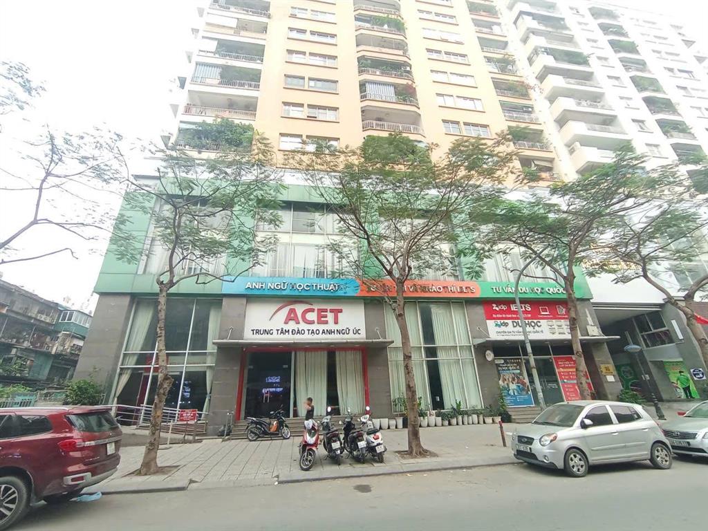 Chính chủ cho thuê căn góc 200m2 mt 15m p. ngọc khánh