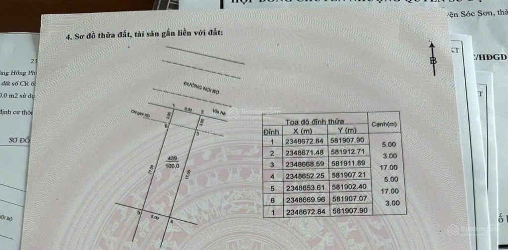 Chính chủ bán lô đất siêu đẹp ô tô tránh tại bắc hạ gần vinhome cổ loa, kcn nội bài