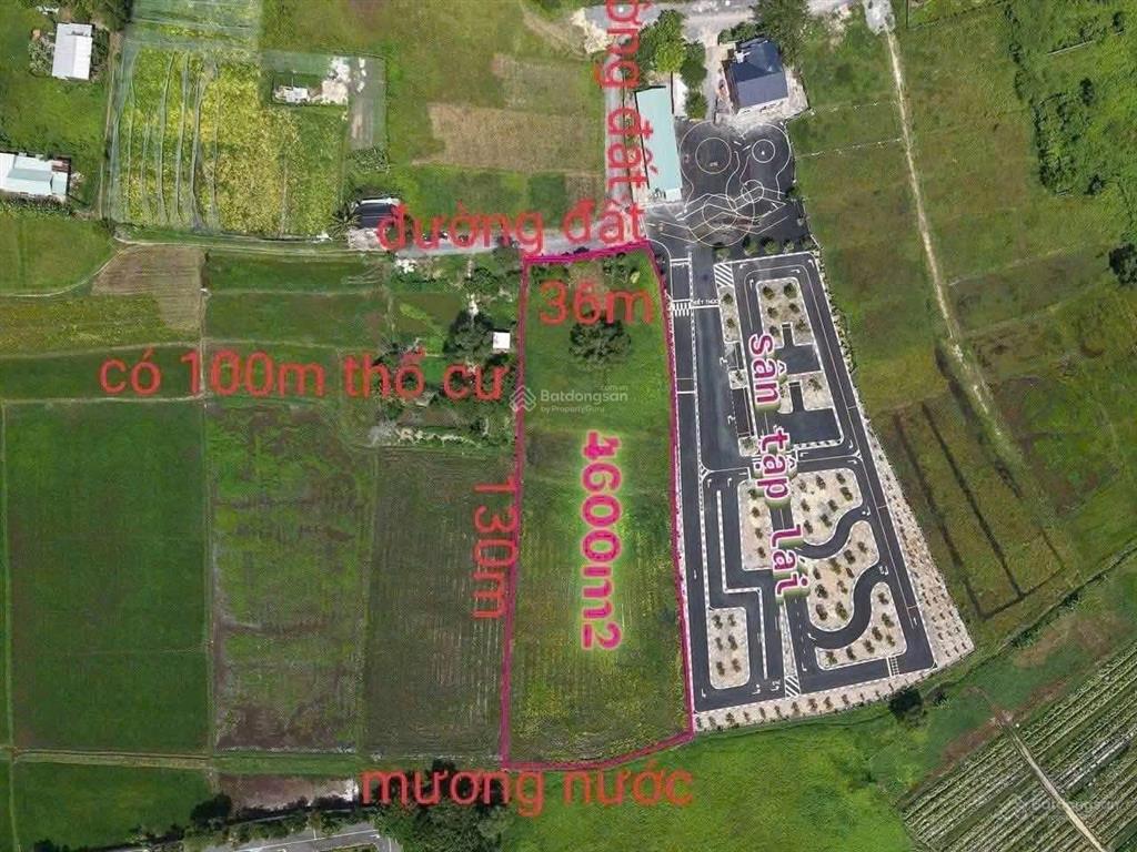 Bán đất xã phước vĩnh an, dt=4000m2 thổ cư 300m2 khu dân cư, gần thị trấn củ chi