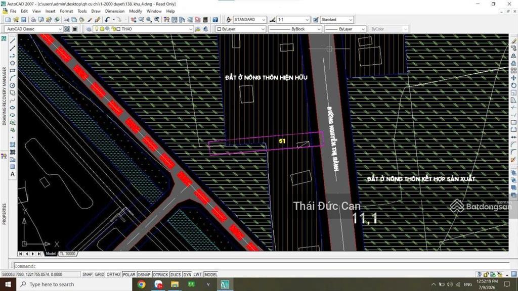 Mặt tiền đường nguyễn thị rành, xã nhuận đức, giá chỉ 6 tỷ dt 10x83m 327m2 thổ cư, gần trường sh
