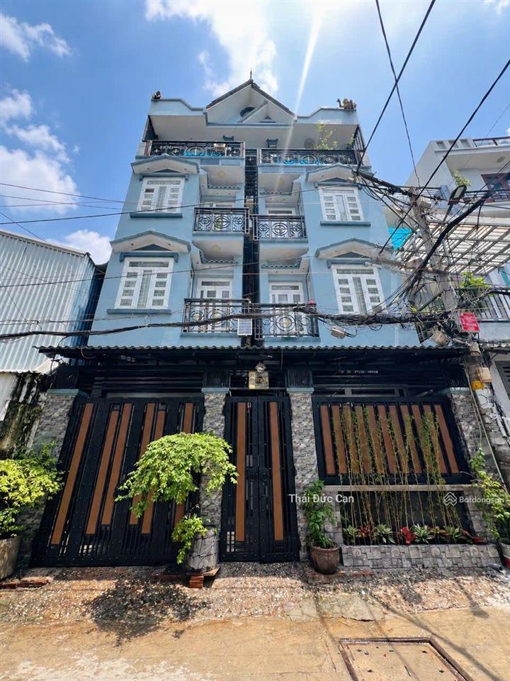 Nhà bt, hcông, có 24 phòng cho thuê, dt đất 8,6x22m, sàn 501m2 hẻm xe hơi gần quang trung, 25,5tỷ