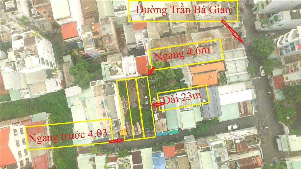 Tôi cần bán gấp lô đất 306m2 đường trần bá giao, xây 1 hầm 5 tầng hẻm xe hơi 34t