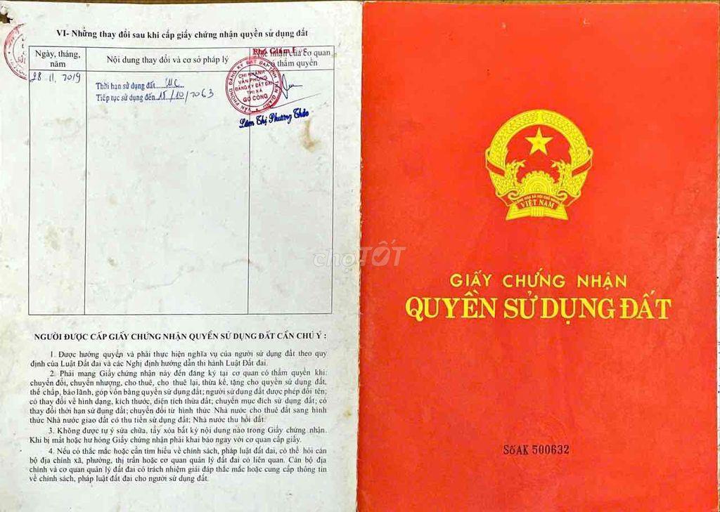 bán đất đang trồng lúa nước