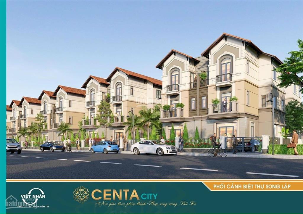 Chính chủ cần bán gấp căn góc bt song lập view vườn hoa kđt centa city vị trí đắc địa, giá 10, x tỷ