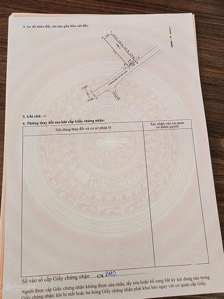 Bán lô đất 5x22m, sổ riêng bà điểm 1/ đường kênh tiêu bà điểm 1