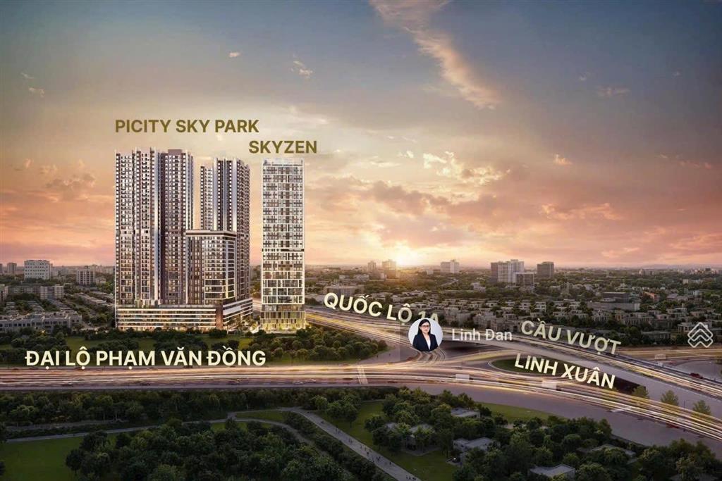 Chuyển nhượng picity sky park chỉ 1pn 2,55 tỷ view thoáng có ưu đãi pql