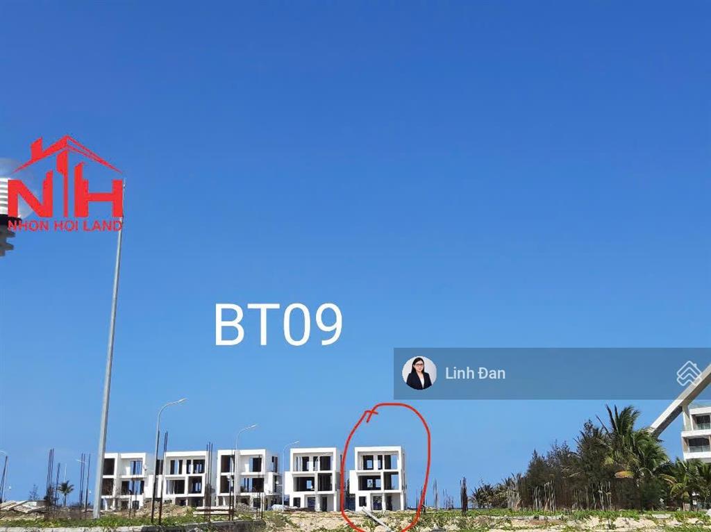 Bán biệt thự flc crown villa quy nhơn 216m2, 3 tầng, diện tích sàn 342,5m2 chỉ 5 căn trực diện biển