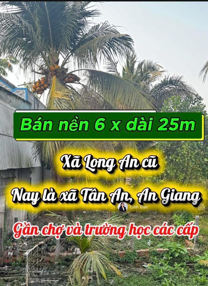 Bán lô đất mặt tiền đường liên xã 580tr gần trường học và chợ