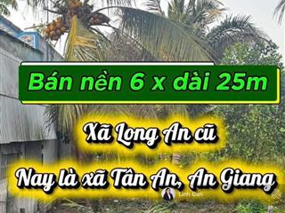 Bán lô đất mặt tiền đường liên xã 580tr gần trường học và chợ