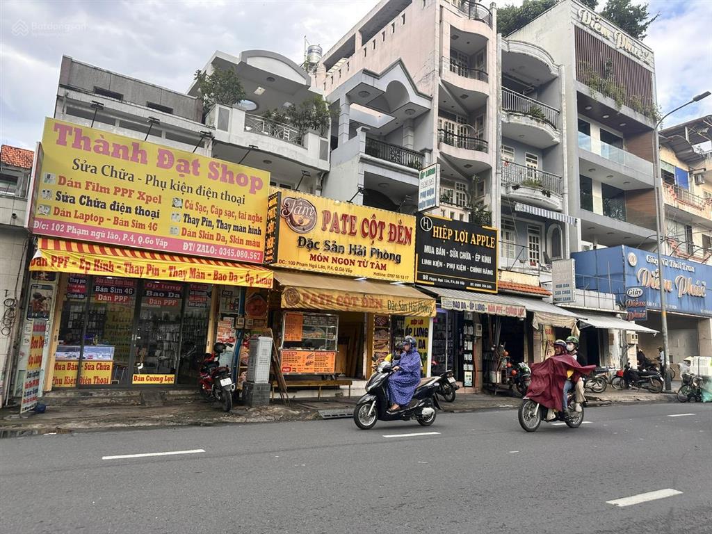 Nhà mặt tiền ngay chợ gò vấp, đại học công nghiệp, 3 tầng dt rộng 4.5x25, giá 14,5 tỷ