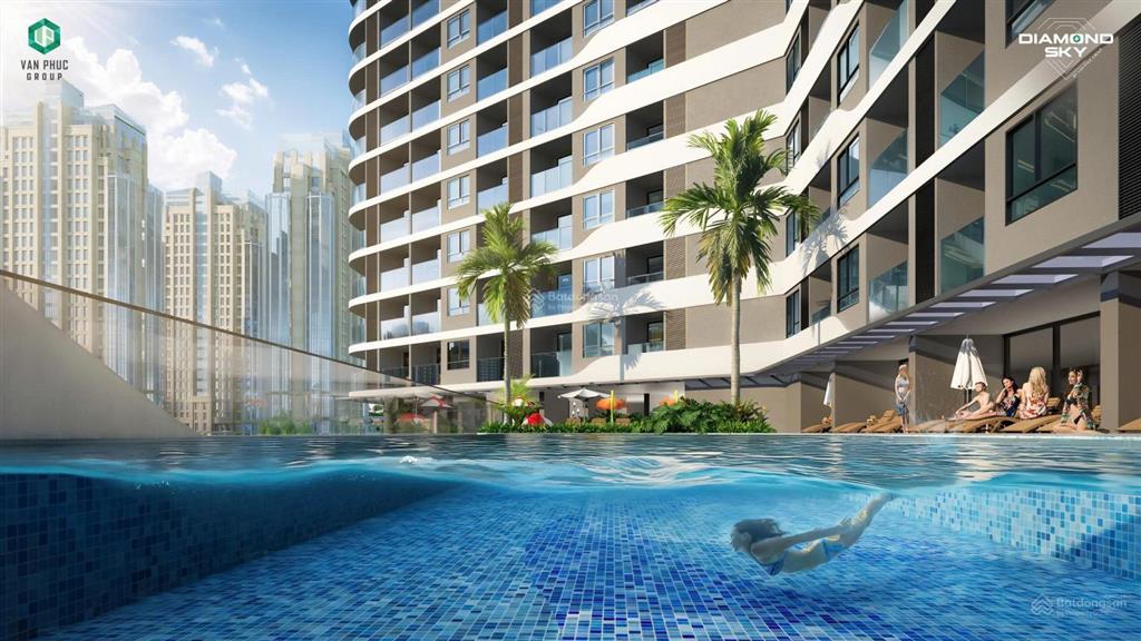 Bán căn hộ 2pn diamond sky vạn phúc city 70m² view sông sài gòn. giá chỉ 8.8 tỷ