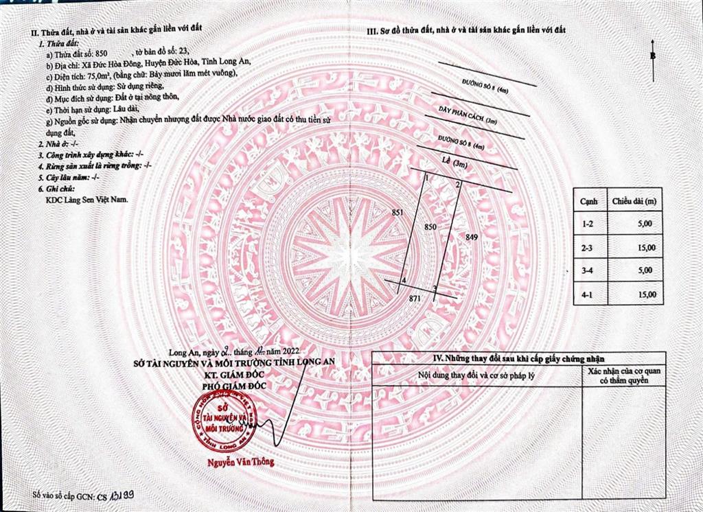 Tôi chính chủ cần bán lô sổ đỏ lô g dt 80m2, giá chốt 1tỷ150 bao thuế phí.  0907 705 ***