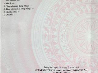 Chính chủ bán lô đất phước thái, long thành dt 1287m2 giá 2,9 tỷ.  0907 705 ***