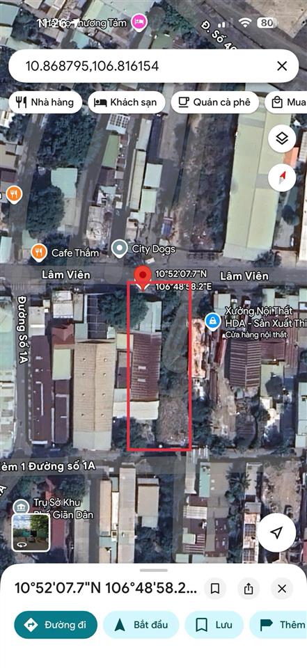 Bán đất mt dt 744m2 đường số 1 lam viên phường long thạnh mỹ, quận 9, giá 40 tỷ  0907 705 ***