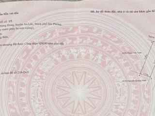 Cuối năm cần tiền bán lô quang hưng an lão