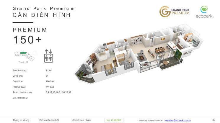 Bán căn hộ thang máy riêng ở ecopark